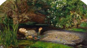 Ophelia in the River